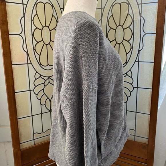 Pure J. Jill Boxey Kimono Sleeve Sweater Tunnel Pocket Size M - Picture 2 of 8